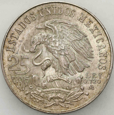 Meksyk. 25 peso 1968 Igrzyska XIX Olimpiady – SREBRO