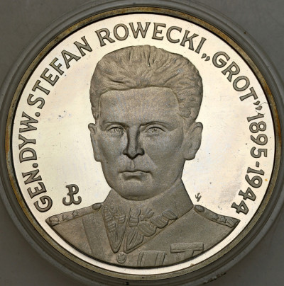 III RP. 200.000 złotych 1990 Grot Rowecki – SREBRO
