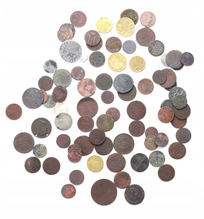 Polska, Rosja, Niemcy, Francja, Austria, zestaw 82 monet