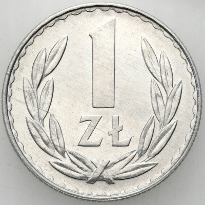 PRL. 1 złoty 1977 – PIĘKNE