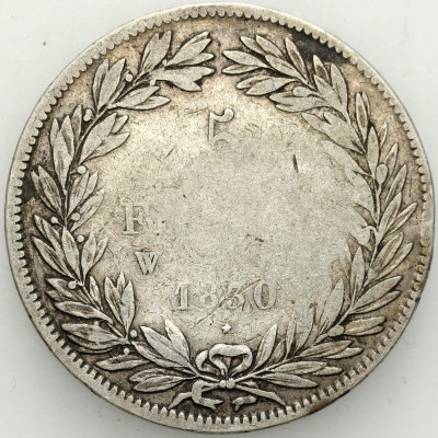 Francja 5 franków 1830 A - SREBRO