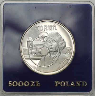 PRL. 5.000 złotych 1989 Kopernik - Toruń