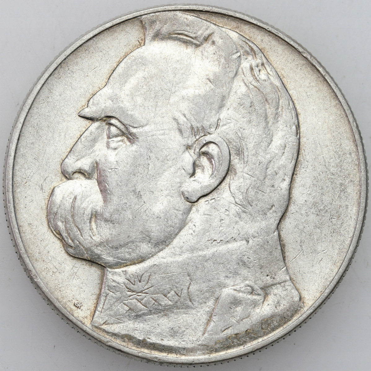II RP. 10 złotych 1935 Piłsudski - SREBRO