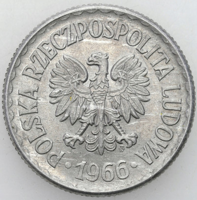 PRL. 1 złoty 1966 - RZADKI ROCZNIK