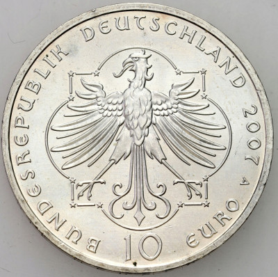 Niemcy. 10 euro 2007 800 rocznica urodzin, Elżbieta z Turyngii – SREBRO