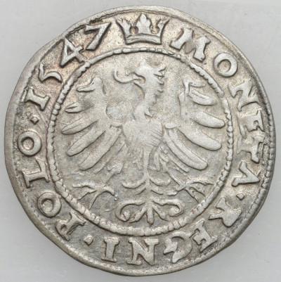 Zygmunt I Stary. Grosz 1547, Kraków – ŁADNY