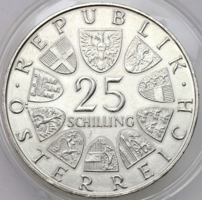 Austria. 25 szylingów 1972 Karl Ziehrer – SREBRO
