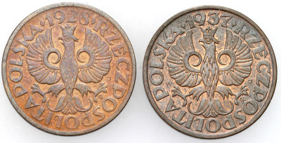 II RP. 2 grosze 1928-1937 – 2 szt