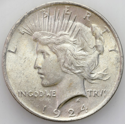 USA - 1 dolar Liberty 1924 - SREBRO 900
