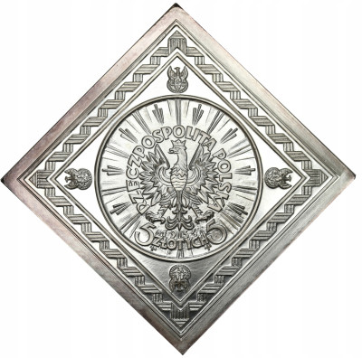 KOPIA SREBRO 5 złotych 1934 klipa Piłsudski 1988