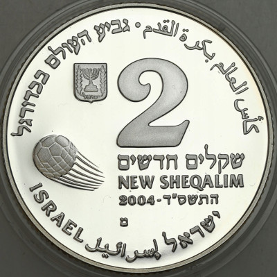 Izrael. 2 nowe szekle 5764 (2004) Mundial 2006 - SREBRO