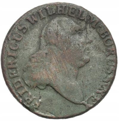 Zabór pruski, Prusy Południowe. Fryderyk Wilhelm II. Trojak 1797, Wrocław