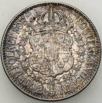 Szwecja, Gustaw V (1907–1950), 2 korony 1939 G, Sztokholm - SREBRO