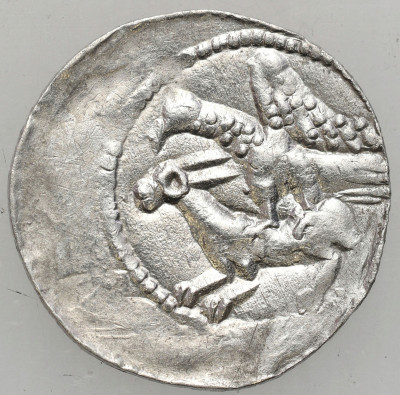 Władysław II Wygnaniec. Denar - PIĘKNY