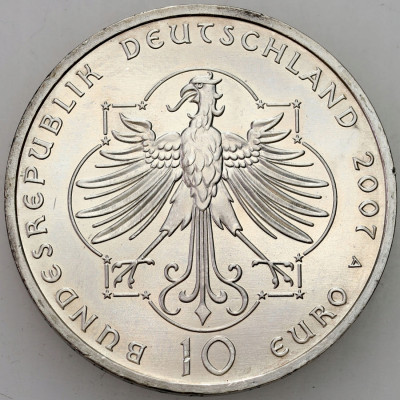 Niemcy. 10 euro 2007, Elżbieta z Turyngii – SREBRO