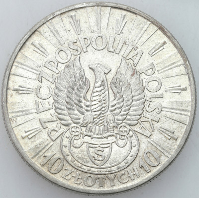 II RP. 10 złotych 1934 Piłsudski Strzelecki - SREBRO