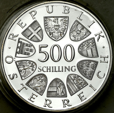 Austria. 500 szylingów 1984 Fanny Elssler – SREBRO