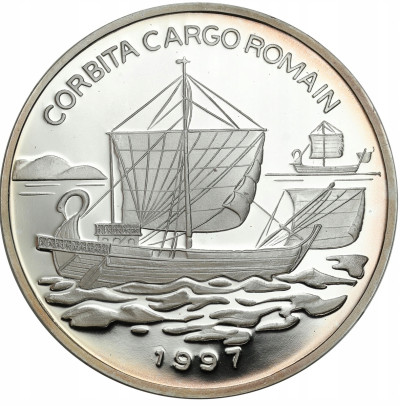 Kongo. 1.000 franków 1997, Statki Rzymskie – SREBRO