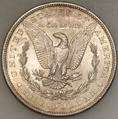 USA. Dolar 1882 S, San Francisco - SREBRO