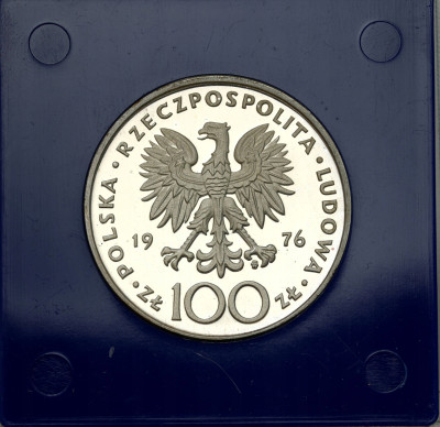 100 złotych 1976 Kazimierz Pułaski - SREBRO