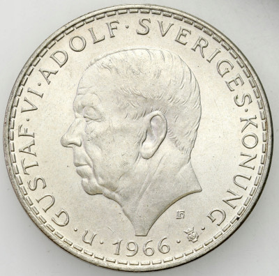 Szwecja. 5 koron 1966 Reforma konstytucji – SREBRO