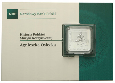 10 złotych 2013 Agnieszka Osiecka – SREBRO