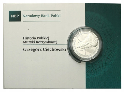 10 złotych 2014 Grzegorz Ciechowski - SREBRO