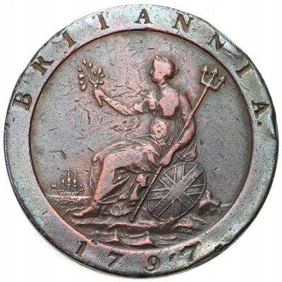 Wielka Brytania. Król Jerzy III (1760 - 1820). 2 pensy 1797
