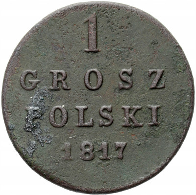 Polska XIX w./Rosja. Aleksander I. 1 grosz 1817 IB, Warszawa