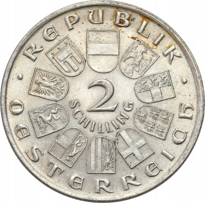 Austria. 2 szylingi, 1928 Franz Schubert – SREBRO