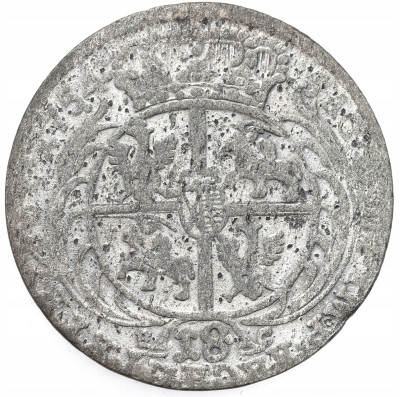 August III Sas. Ort (18 groszy) 1754, Lipsk