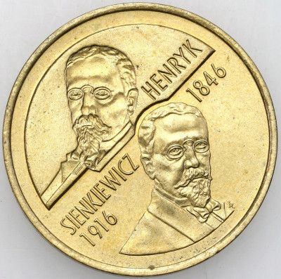 2 złote 1996 Henryk Sienkiewicz – PIĘKNE