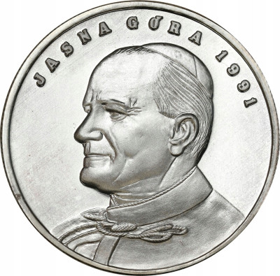Medal Papież Jan Paweł II Jasna Góra 1991 – SREBRO
