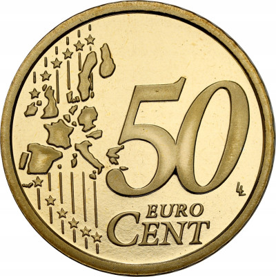 Watykan. 50 eurocentów 2004 Jan Paweł II, Rzym – LUSTRZANKA
