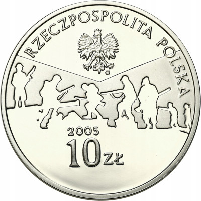 10 złotych 2005 60. rocznica zakończenia II wojny światowej – SREBRO