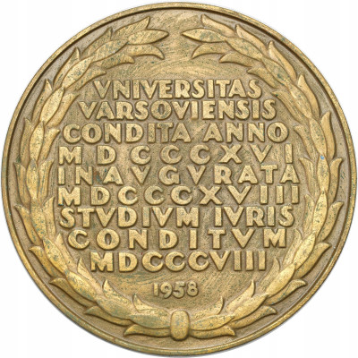 Medal Universitas Varsoviensis 1958