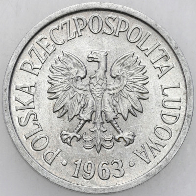 PRL. 20 groszy 1963 - PIĘKNE
