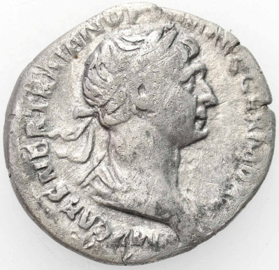 Cesarstwo Rzymskie, Trajan (98–117). Denar 114–117, Rzym