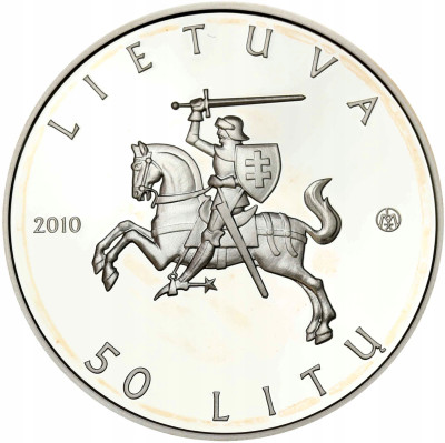 Litwa. 50 litów 2010, Piskorz – SREBRO