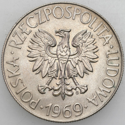 PRL. 10 złotych 1969 Kościuszko - PIĘKNE