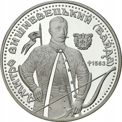 Ukraina. 10 hrywien 1999 Dymitr Wiśniowiecki – SREBRO