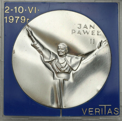 PRL medal Jan Paweł II 1979 Urbi et Orbi - SREBRO