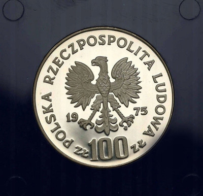 PRL. 100 złotych 1975 Paderewski – SREBRO