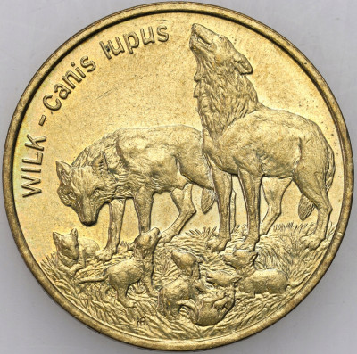 2 złote 1999 Wilk – RZADSZE