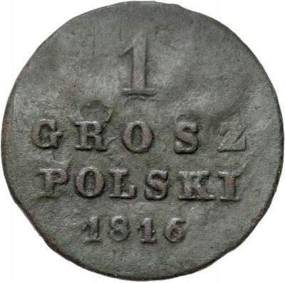 Polska XIX w./Rosja. Aleksander I. 1 grosz 1816 IB, Warszawa