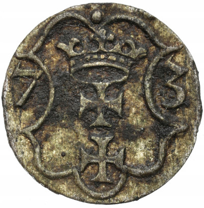 Bezkrólewie. Denar 1573, Gdańsk – RZADKI