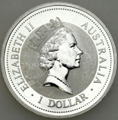 Australia. 1 dolar 1995 Kookaburra SREBRO uncja