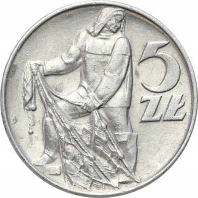 PRL. 5 złotych 1974 Rybak