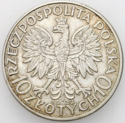 II RP. 10 złotych 1932 bez znaku mennicy