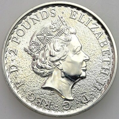 Wielka Brytania 2 funty 2016 Uncja srebra Britania